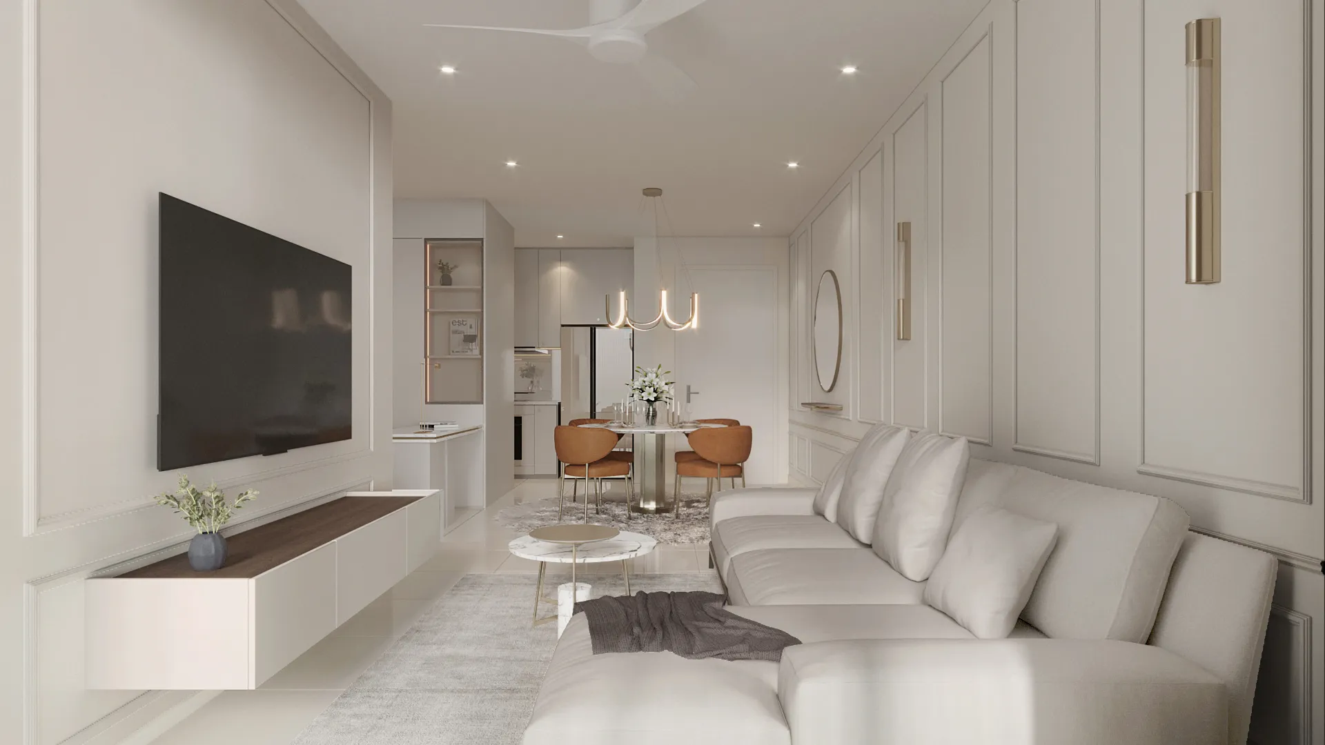 Phase 22 Design - Ivory Nest - Condo | Modern Interior Design Kuala Lumpur