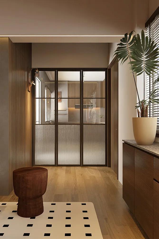 Phase 22 Design - The Akaré - HDB Foyer | Interior Design KL