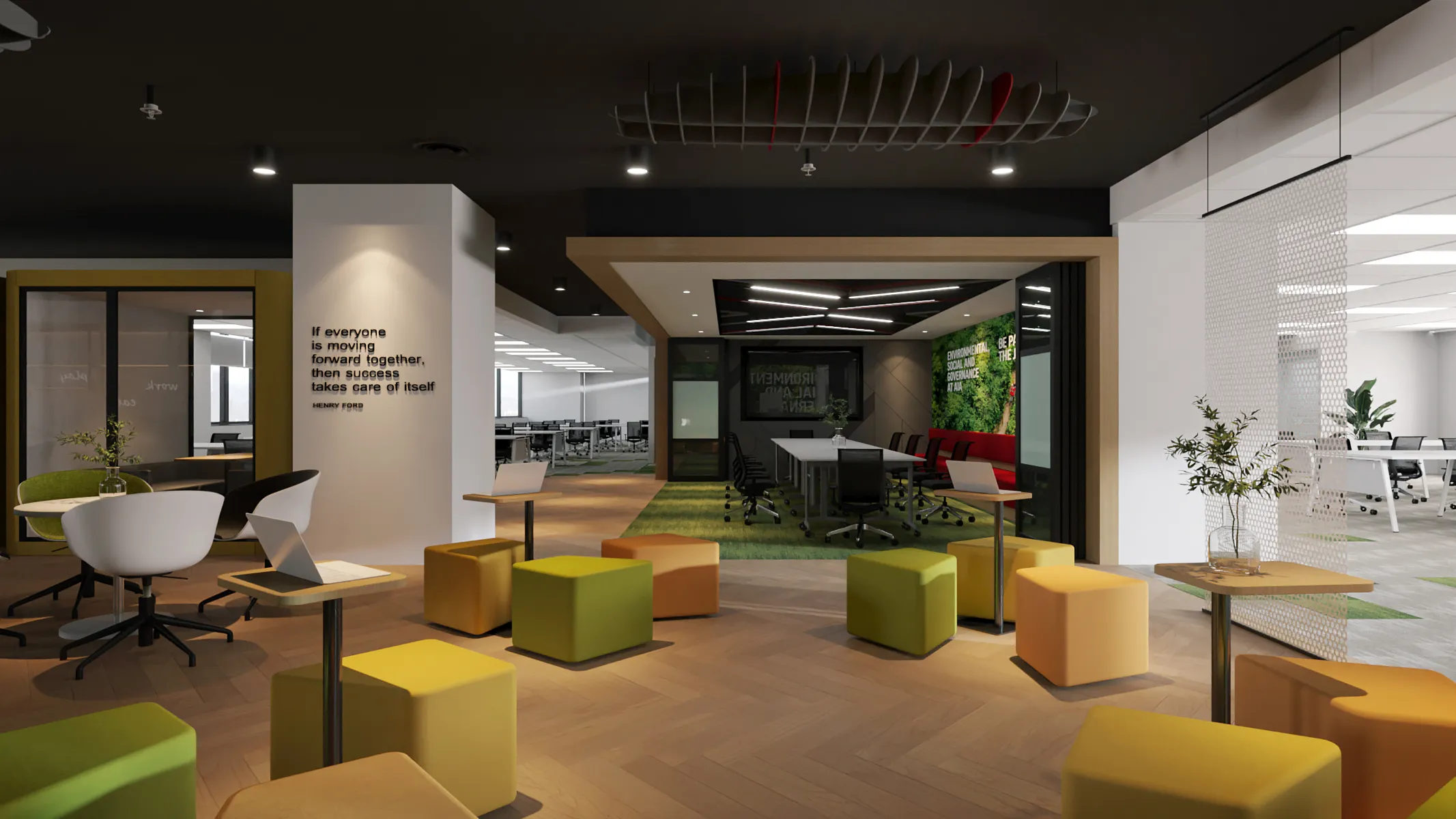 Phase 22 Design - Insurance Menara Sentral - level 10 | Modern Interior Design Kuala Lumpur