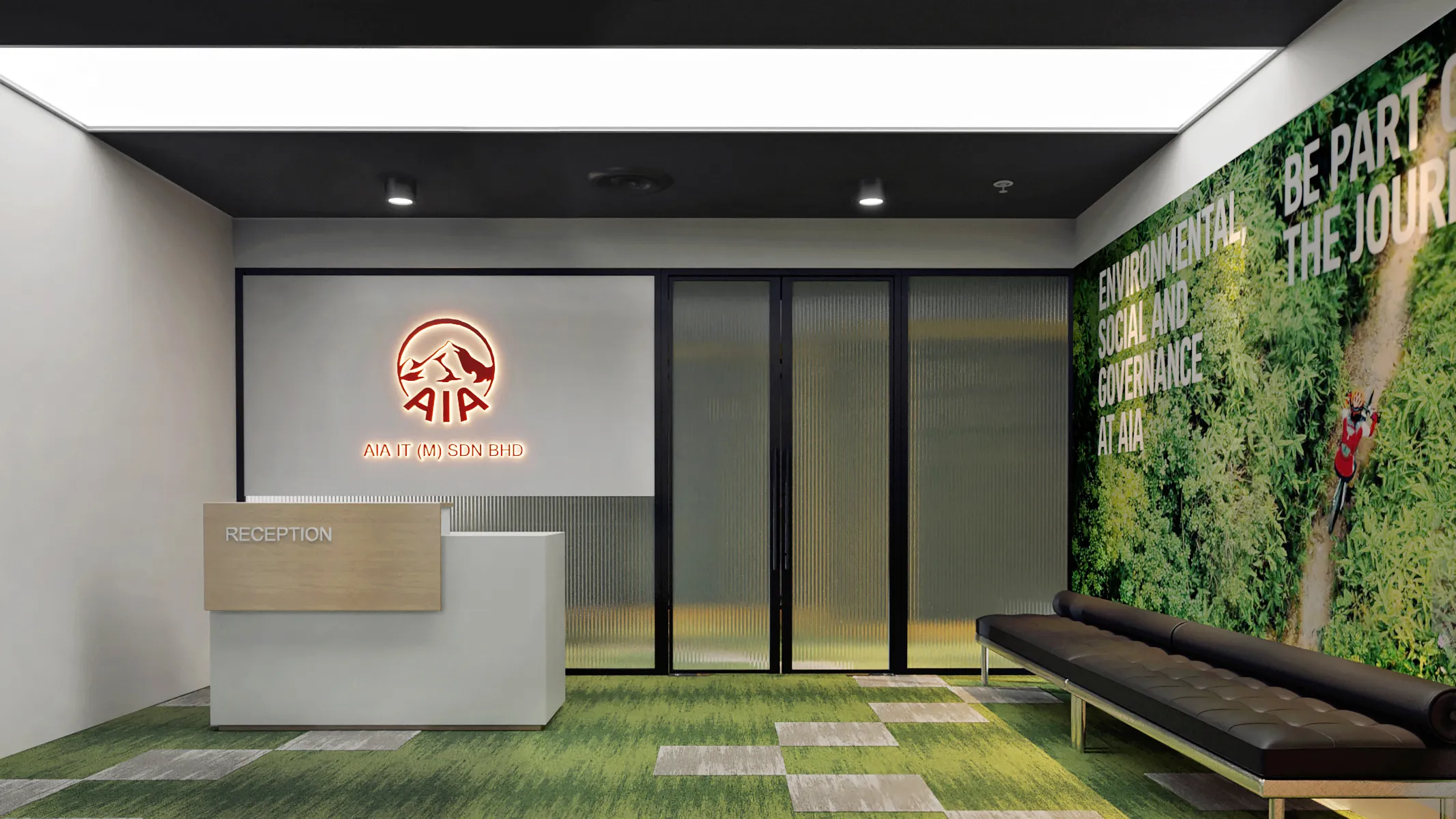 Phase 22 Design - Insurance Menara Sentral - level 11 | Modern Interior Design Kuala Lumpur