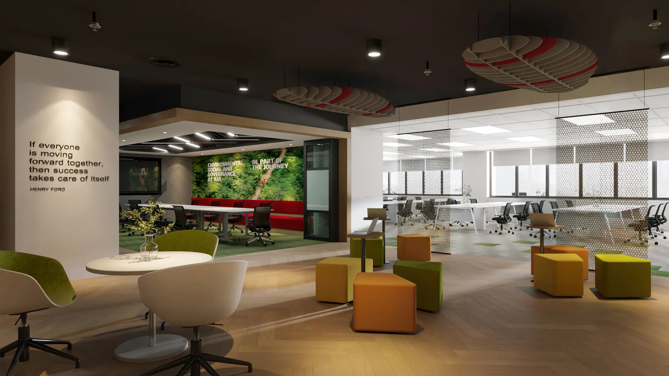 Phase 22 Design - Insurance Menara Sentral - level 11 | Modern Interior Design Kuala Lumpur