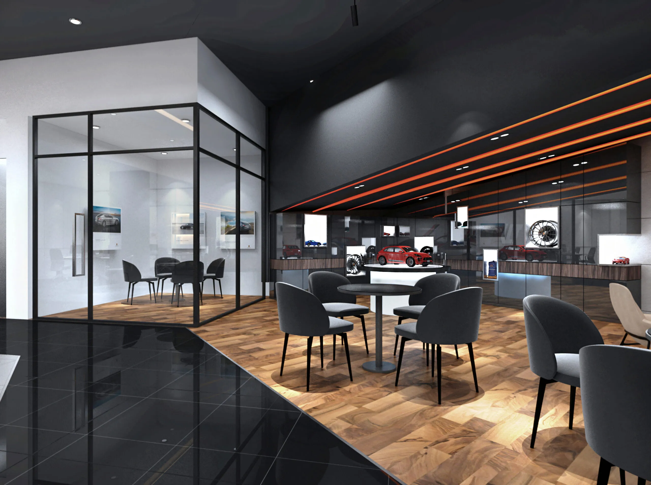 Phase 22 Design - KLT- Car Showroom Commercial Space | Interior Design KL